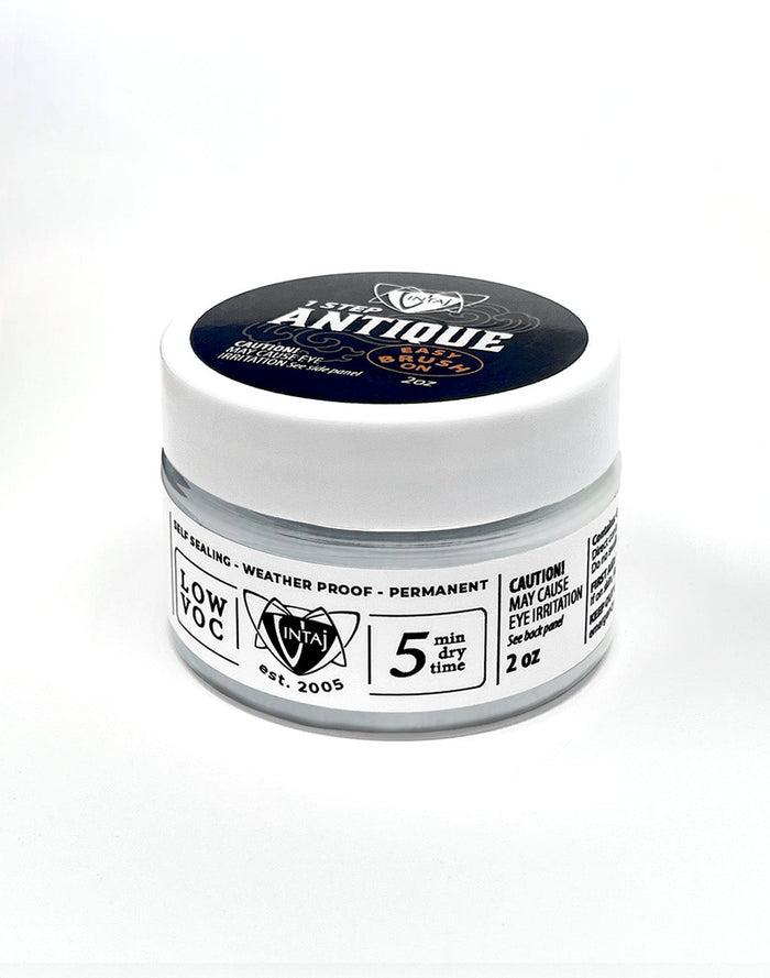 Antique paint sealant, 2 oz, low VOC, 5 min dry time
