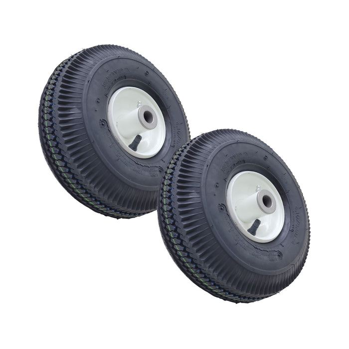 10" Toro TimeCutter Front Wheel & Tire Set (4.10x3.50-4 Kenda Tire Upgrade!)