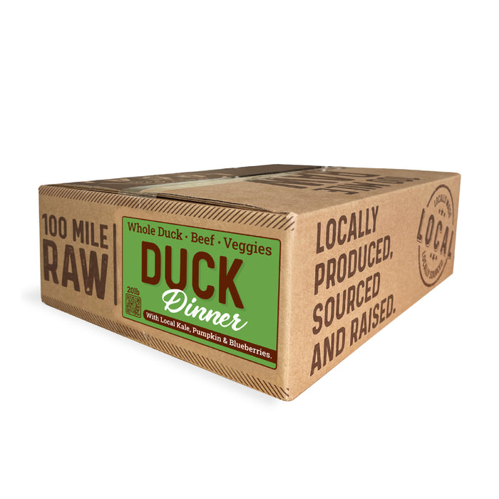 100 Mile Raw Duck & Beef Dinner