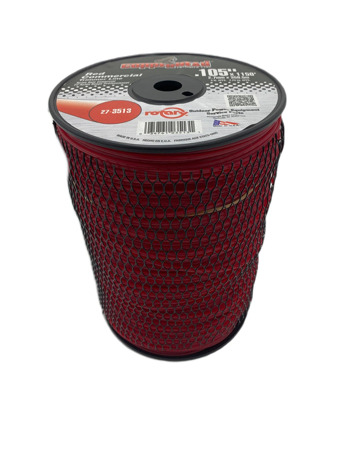 .105" Trimmer Line Rotary Round Large Spool Red (3513)