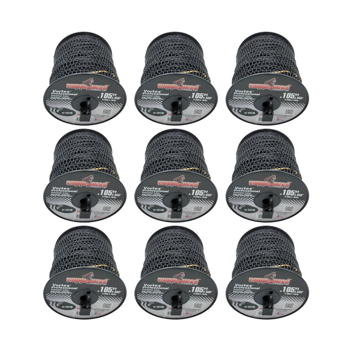 .105" Trimmer Line w/Cutter Rotary Vortex Medium Spool Black (12176)