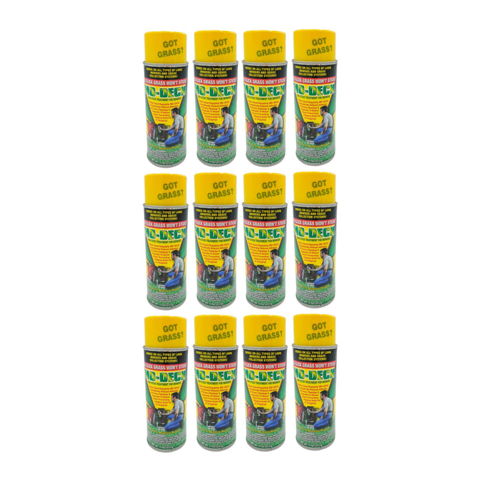 12-Pack of Mo-Deck Lawn Mower Deck Non-Stick Spray