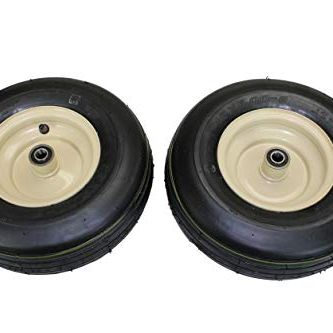 13x5.00-6 Grasshopper Pneumatic Tan Assemblies.  Replaces 603295 . (Set of Two)