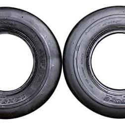 13x5.00-6 Ribbed Tread Tires for Mowers (Set of 2)