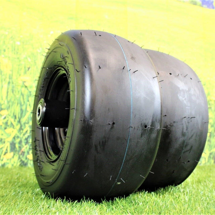 13x6.50-6 4 Ply Smooth with 6x4.5 Black Wheel Assembly (Set of 2)