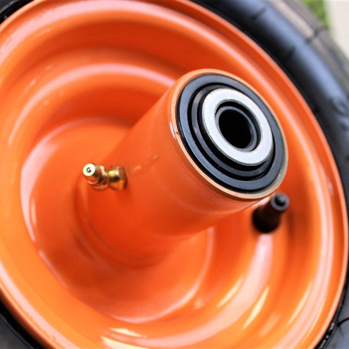 13x6.50-6 4 Ply Smooth with 6x4.5 Cats Eye Gold Wheel Assembly for Scag (Set of 2)