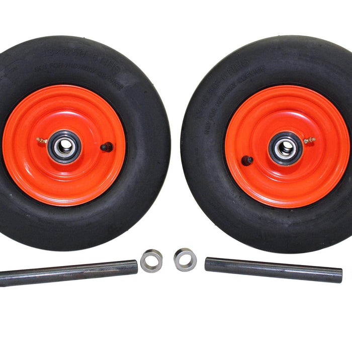 13x6.50-6 Bad Boy Pneumatic Orange Assemblies.  Replaces 022-2006-00 .  (Set of 2)