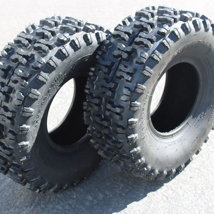 15x5.00-6 ATW-053 2-Ply Snow Blower Tires Non-Directional (Set of 2)