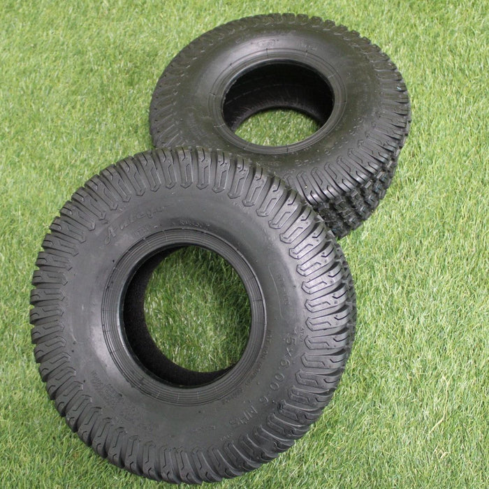 15x6.00-6 4-Ply Turf Tires for Lawn & Garden (Set of Two) ATW-003