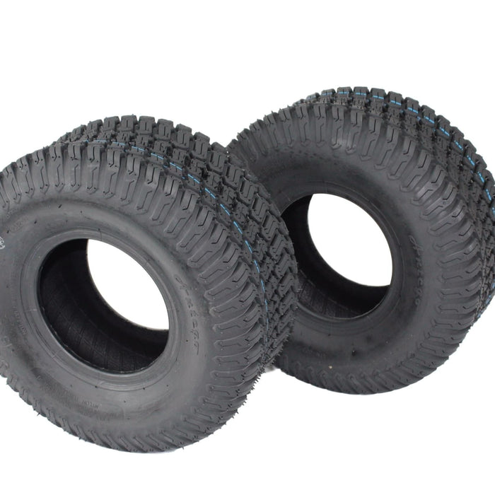 15x6.00-6 4-Ply Turf Tires for Lawn & Garden (Set of Two) ATW-003