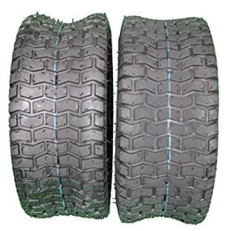 15x6.00-6 4-Ply Turf Tires for Lawn & Garden (Set of Two)