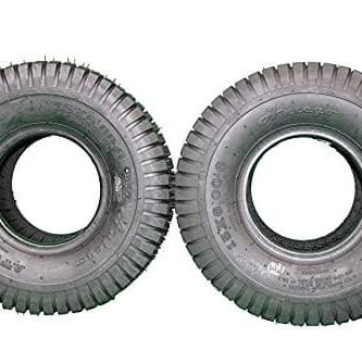 15x6.00-6 4-Ply Turf Tires for Lawn & Garden (Set of Two)