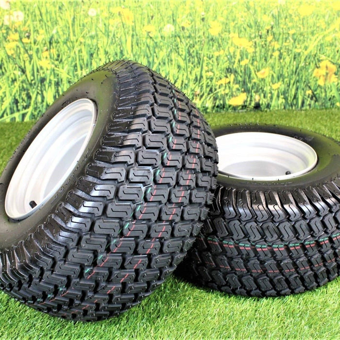 18x8.50-8 Hustler Drive Wheel & Tire Set of 2 (P/N 604013, 783134, 601810)