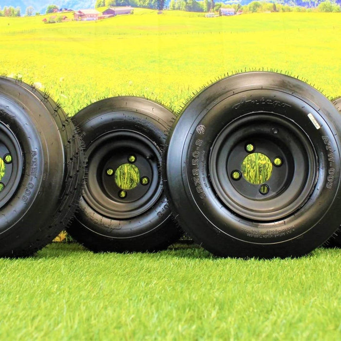 18x8.50-8 with 8x7 Matte Black Wheel  for Lawn mower and Golf Application (Set of 4)