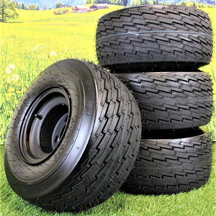 18x8.50-8 with 8x7 Matte Black Wheel  for Lawn mower and Golf Application (Set of 4)