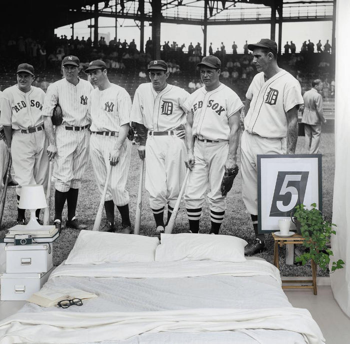 1937 Baseball All-Stars Wall Mural-Wall Mural-Eazywallz