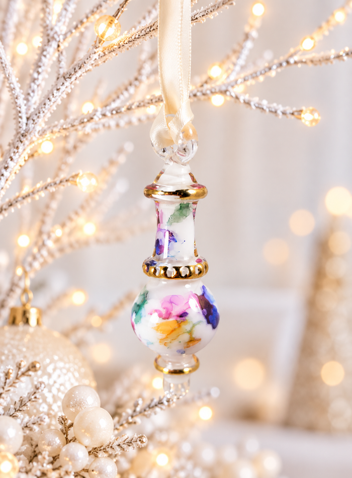 2" Ceramic Finial Ornament