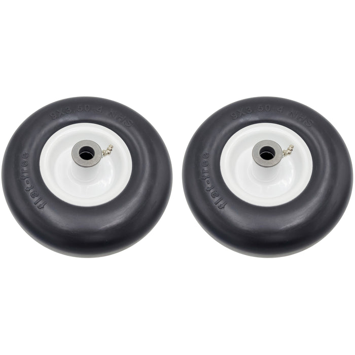 2-Pack Toro Exmark Caster Wheel 103-2171 & 1-513648 Flat-Free