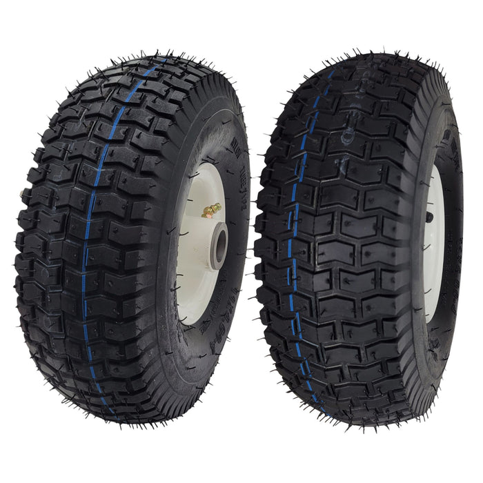 2-Wheel Sulky Wheel & Tire Set ("Tall" 11x4.00-4 Tire; 2-1/4" Offset Hub w/ 1" ID)