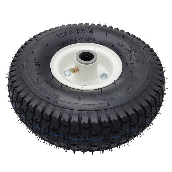 2-Wheel Sulky Wheel & Tire Set ("Tall" 11x4.00-4 Tire; 2-1/4" Offset Hub w/ 1" ID)