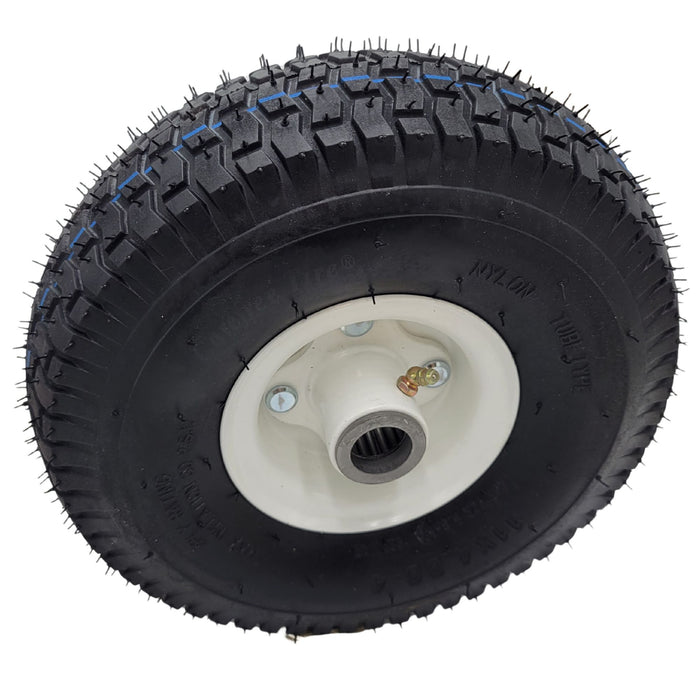 2-Wheel Sulky Wheel & Tire Set ("Tall" 11x4.00-4 Tire; 2-1/4" Offset Hub w/ 1" ID)