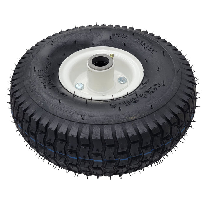 2-Wheel Sulky Wheel & Tire Set ("Tall" 11x4.00-4 Tire; 2-1/4" Offset Hub w/ 1" ID)