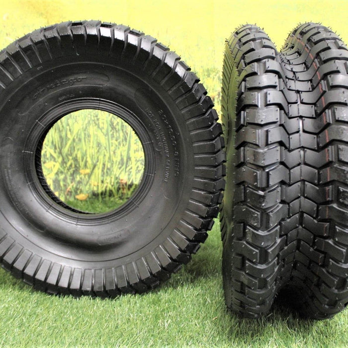 20x10.00-8 2-Ply Turf Tires for Lawn & Garden Mower (Set of Two)