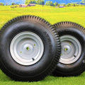 20x8.00-8 Tires with 8x7 Wheels 4 Ply for Lawn & Garden Mower Turf Tires (Set of 2) Husqvarna and Craftsman