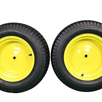 22x9.50-12 4 Ply Turf Tires & Wheels for John Deere Lawn & Garden Mower Turf Tires (Set of Two)