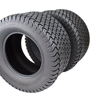 24x12.00-12 4-Ply Turf Tires for Lawn & Garden Mower (Set of 2)