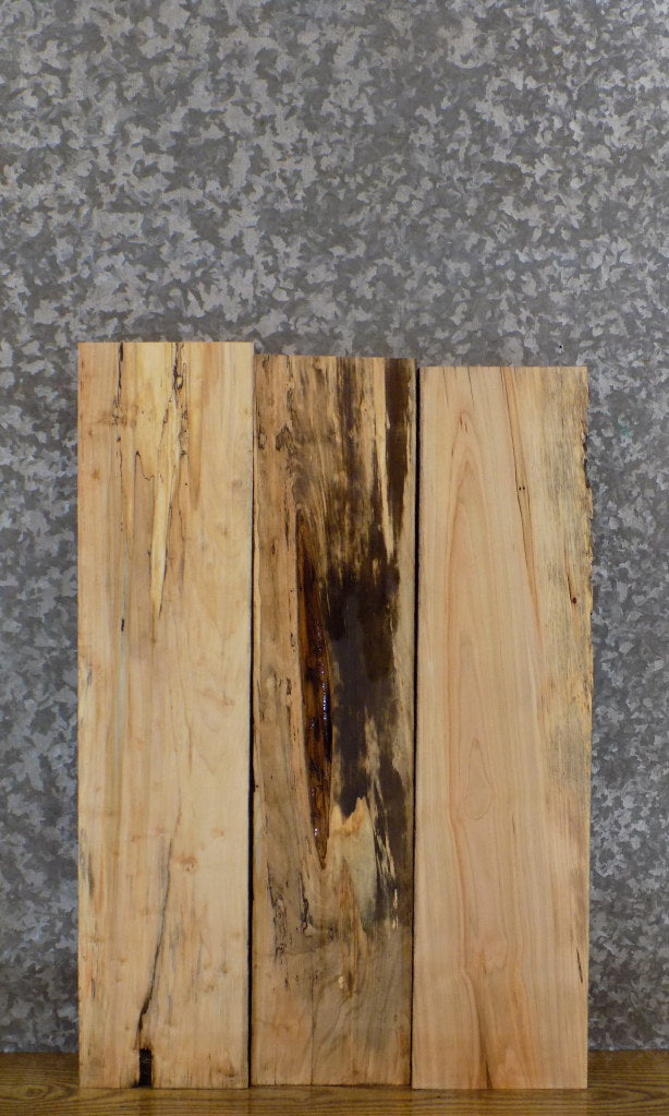 3- Maple Kiln Dried Rustic Lumber Boards/Wood Shelf Slabs 14761