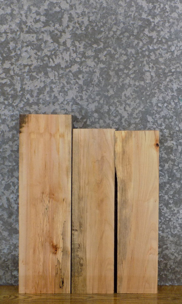 3- Maple Kiln Dried Salvaged Lumber Boards/Wood Shelf Slabs 13757