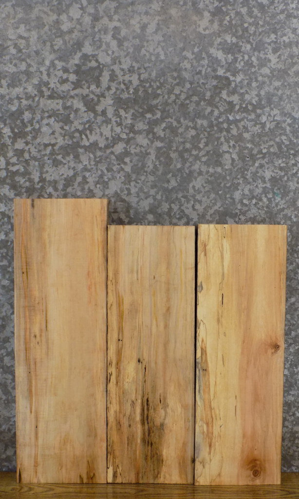 3- Reclaimed Kiln Dried Maple Craft Pack/Lumber Boards 14765