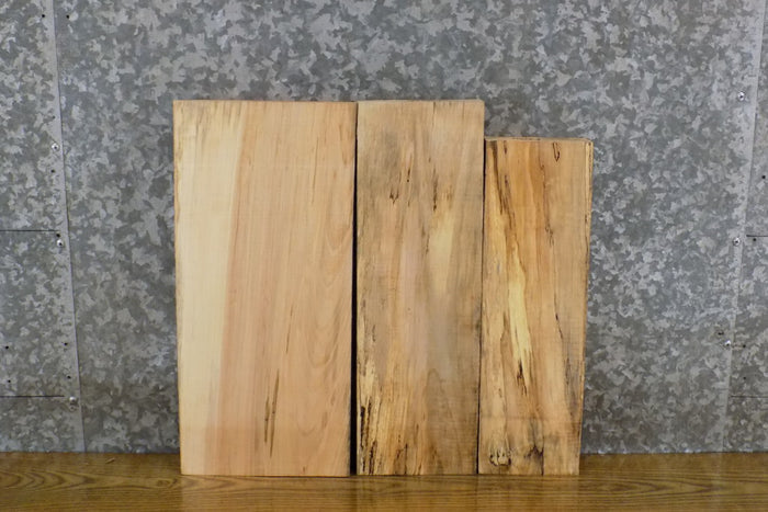 3- Rustic Maple Kiln Dried Lumber Boards/Wood Shelf Slabs 13758