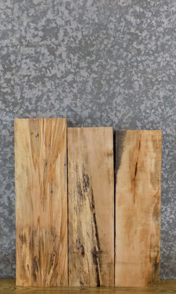 3- Salvaged Kiln Dried Maple Bathroom Vanity Slabs/Lumber Pack 13315