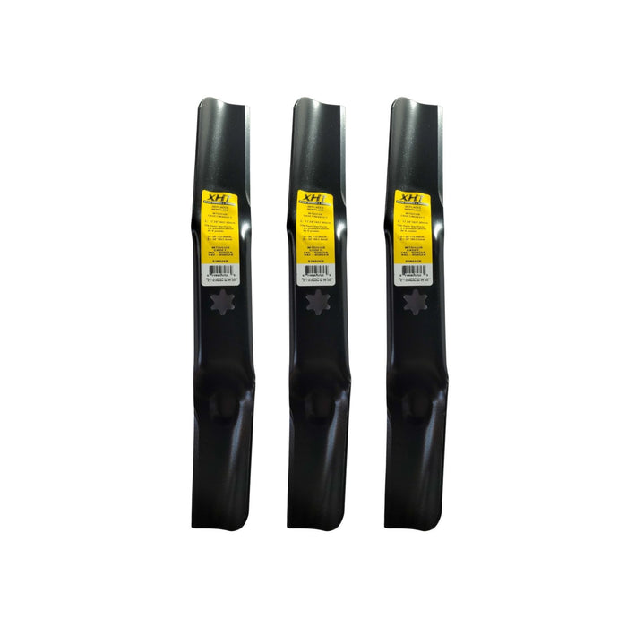 3-Pack - 50" MTD & Cub Cadet Blades 17.27" Lg 2-Function (Marbain Steel)