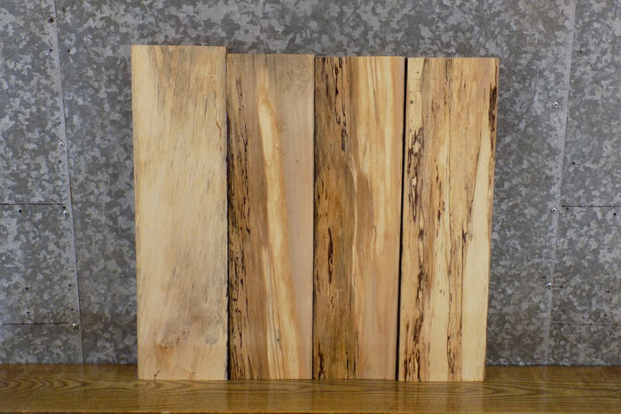 4- Kiln Dried Reclaimed Maple Lumber Boards/Wood Shelf Slabs 13750-13751