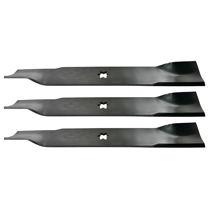 48" Hustler Blade 609270 w/ Star Center 3-Pack For Raptor X & XD (16-1/2"x 6-PT Star)