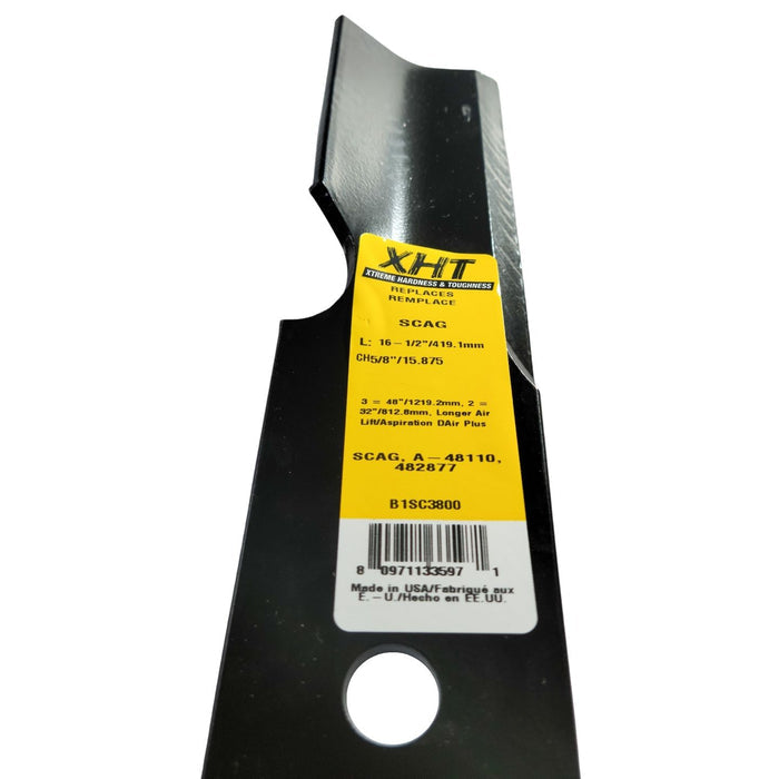 48" Mower Blade Marbain Steel For Scag, Toro & More