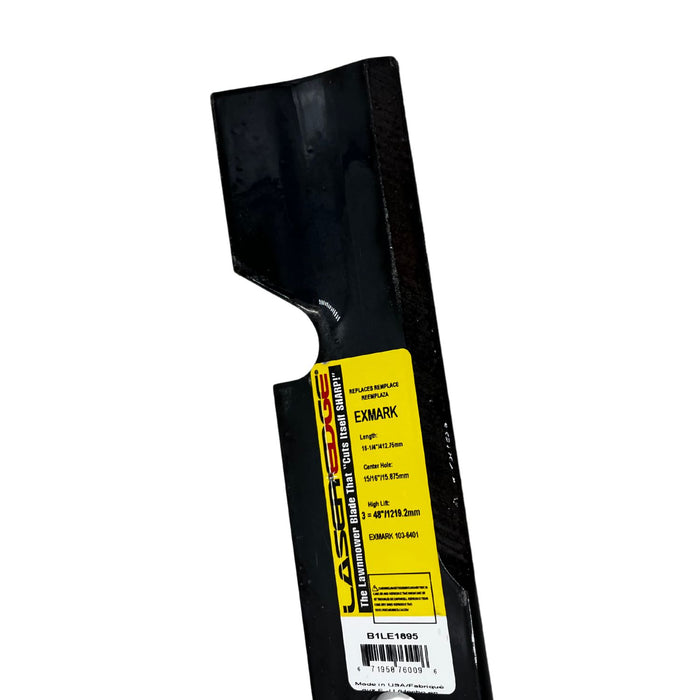 48" Toro Exmark Fisher Barton LaserEdge® Blade (16.25" x 15/16" Hole) Self-Sharpening