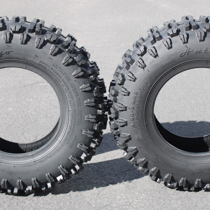 4.80-8 ATW-053 2-Ply Snow Tires Non-Directional (Set of 2)