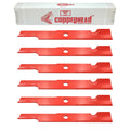 52" Exmark Toro High-Lift Blade 6-Pack Rotary 11495-6 (18" Long x 15/16" Hole)