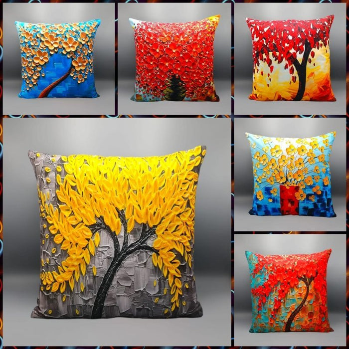 6 PCs Digital Printed Cushions Ds Cover 257 - Nishat Creative Store