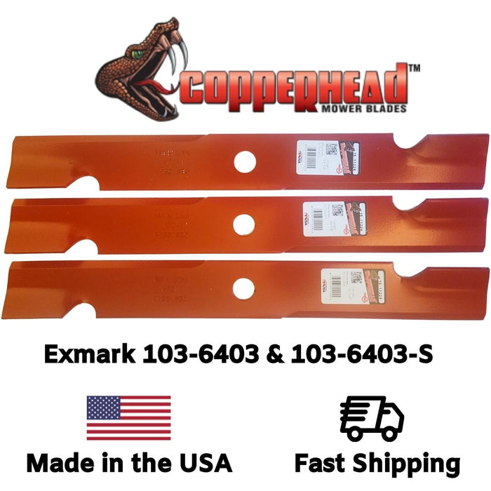 60" Exmark Toro Hi-Lift Blade 6-Pack Rotary 11224-6 (20-1/2" Long x 15/16" Hole)