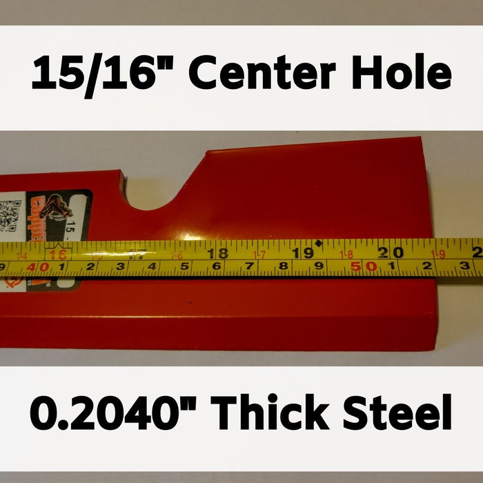 60" Exmark Toro Hi-Lift Blade 6-Pack Rotary 11224-6 (20-1/2" Long x 15/16" Hole)