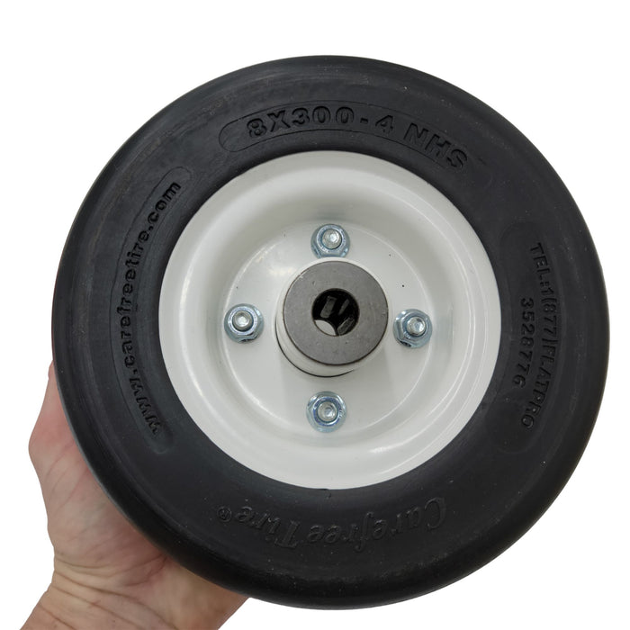 8x3.00-4 Flat-Free Wheel & Tire Assembly Set (Walker 5715-4 & Swisher 4218)
