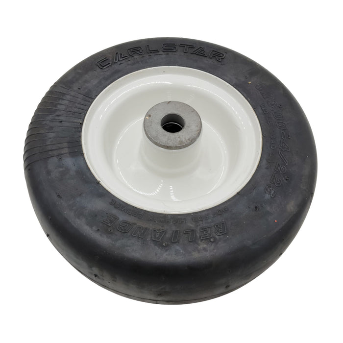 8x3.00-4 Walker & Swisher Flat-Free Wheel & Tire Assembly