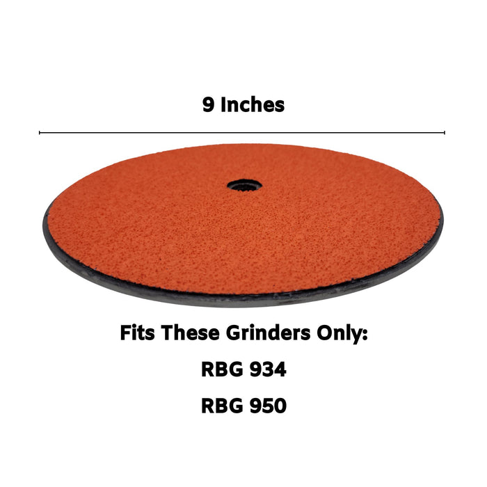 9" RBG 934 Grinding Disc (RBG 981)