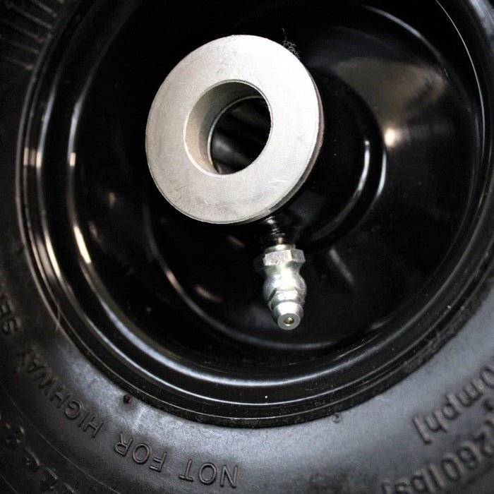 9x3.50-4 Flat Proof, Smooth Semi Pneumatic with Black Wheel (Set of 2) Replacement for ARIENS and Gravely
