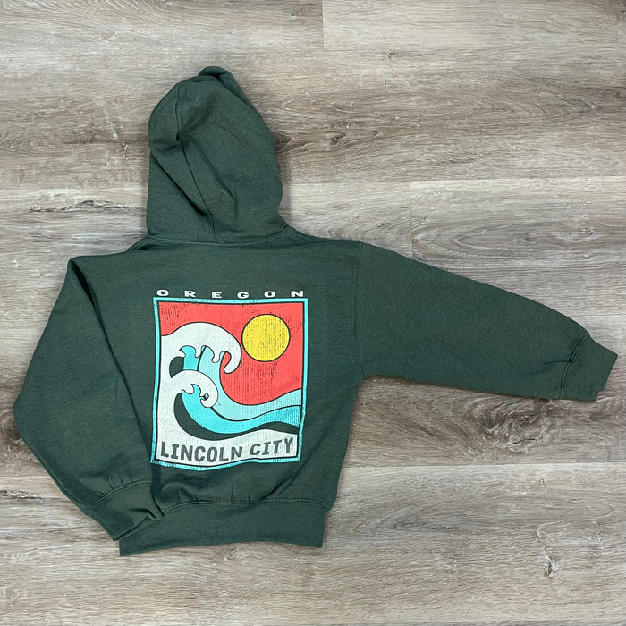 Apparel - Youth Zip Up Gadzooks Wave Green